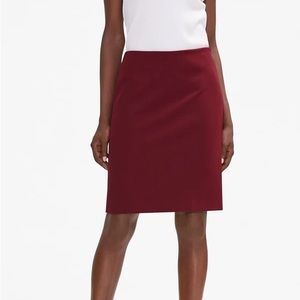 NWT MM LaFleur Noho skirt pomegranate size 10